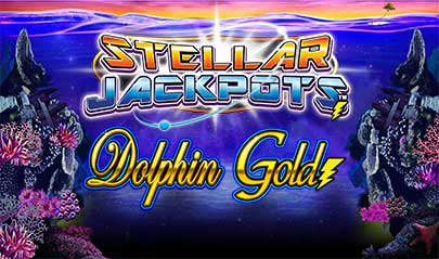 Dolphin Gold Stellar Jackpots logo big