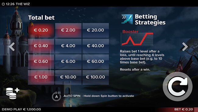 Booster Betting Strategy