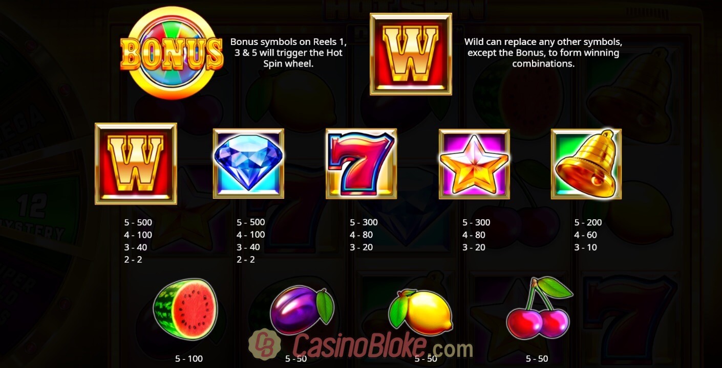 Hot Spin Deluxe Slot thumbnail - 1