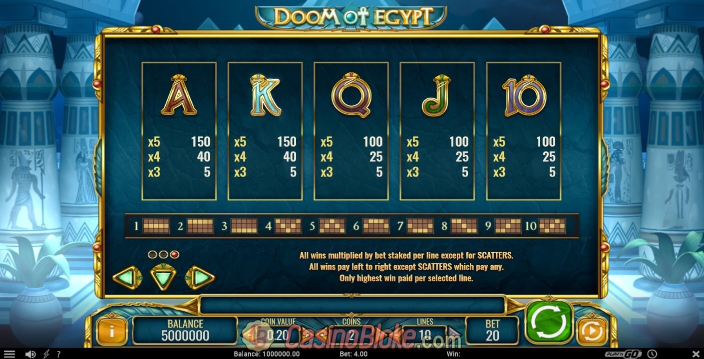 Doom of Egypt Slot thumbnail - 2