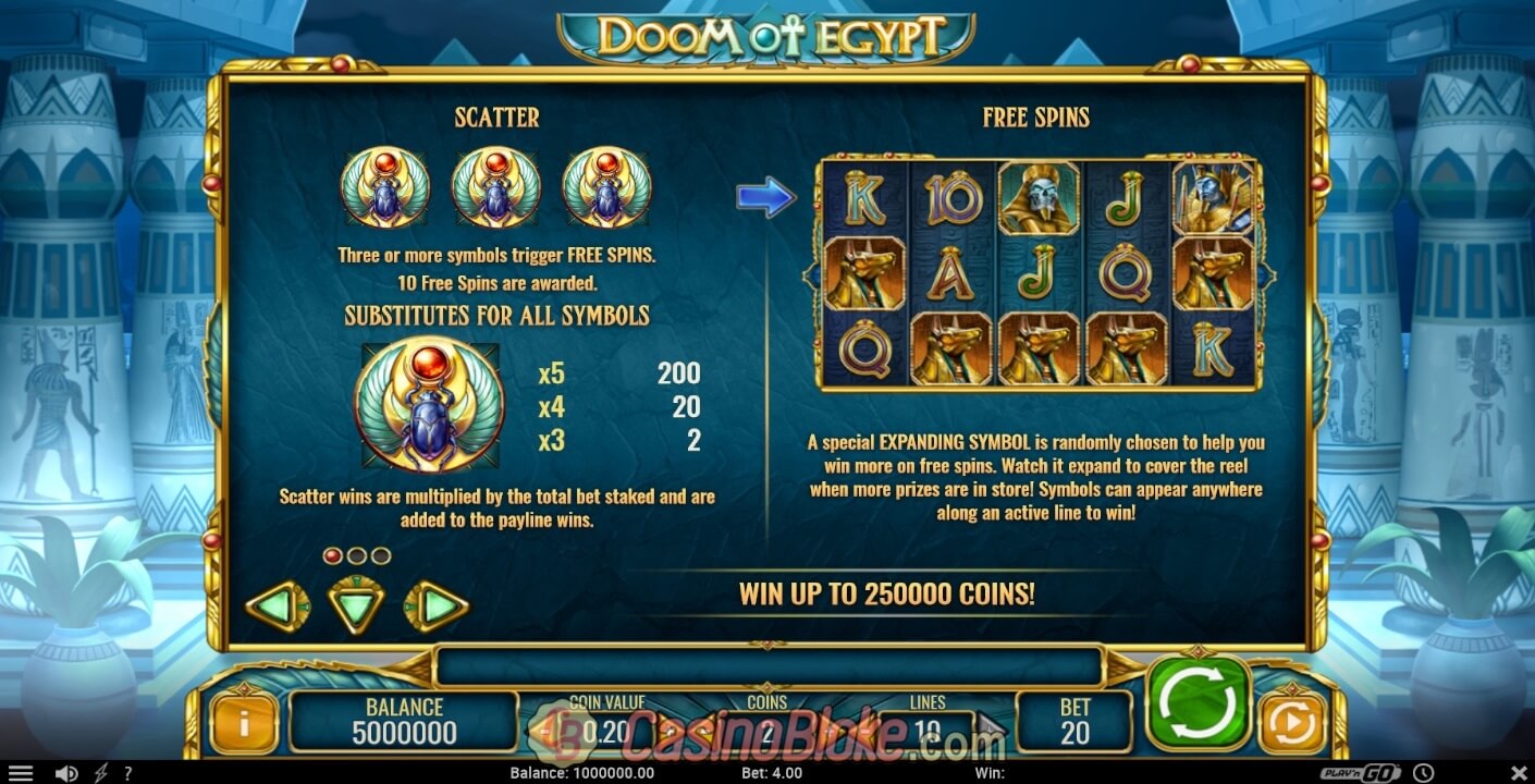 Doom of Egypt Slot thumbnail - 3