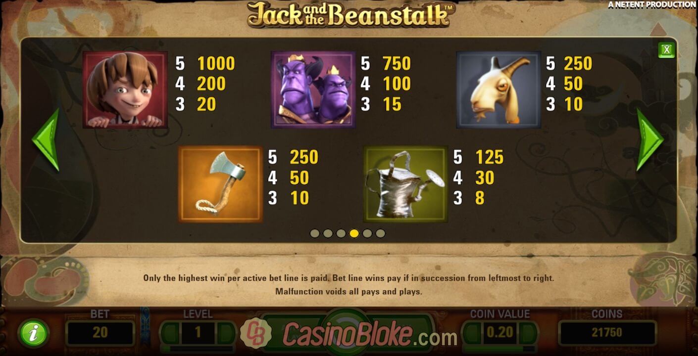 Jack and the Beanstalk Slot thumbnail - 1