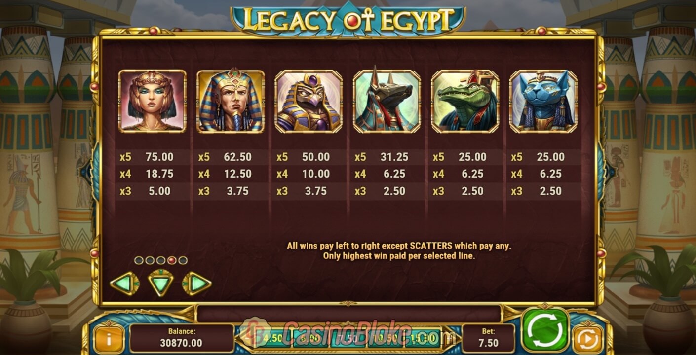 Legacy of Egypt Slot thumbnail - 1