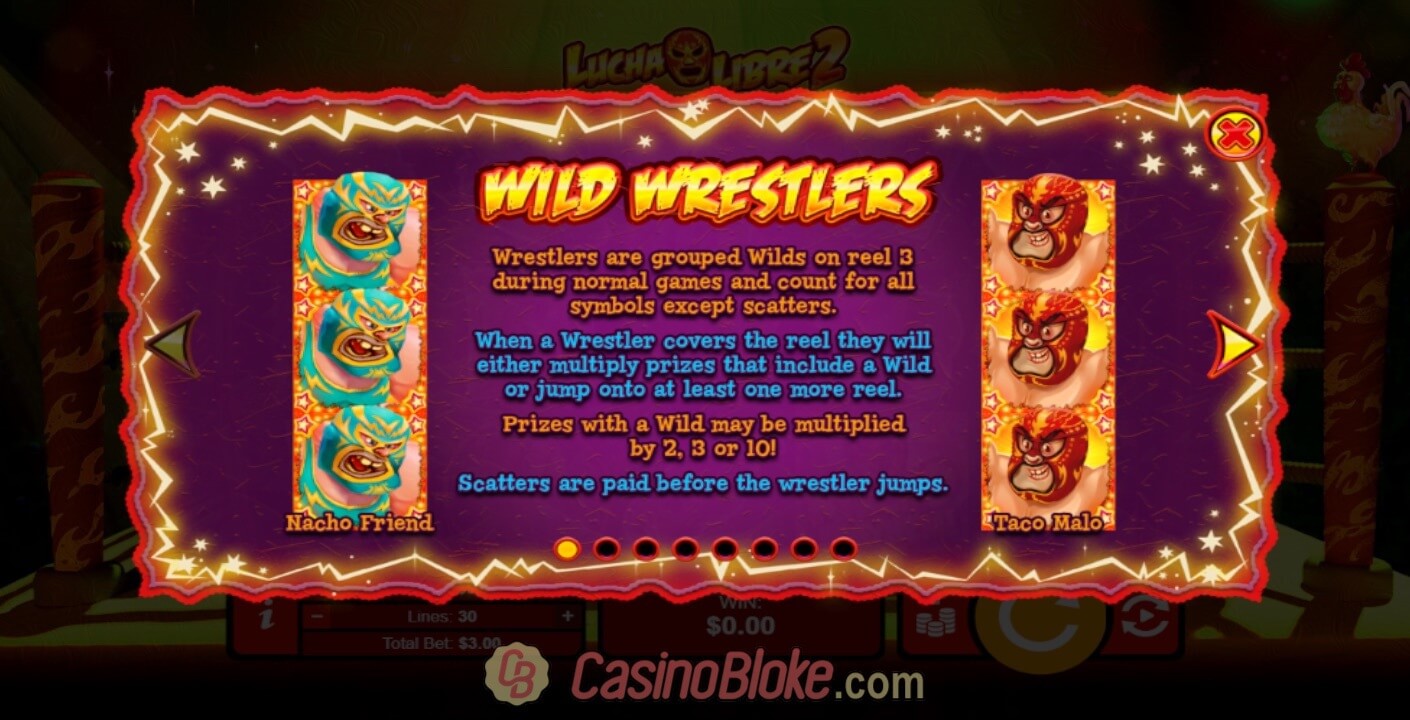 Lucha Libre 2 Slot Screenshots