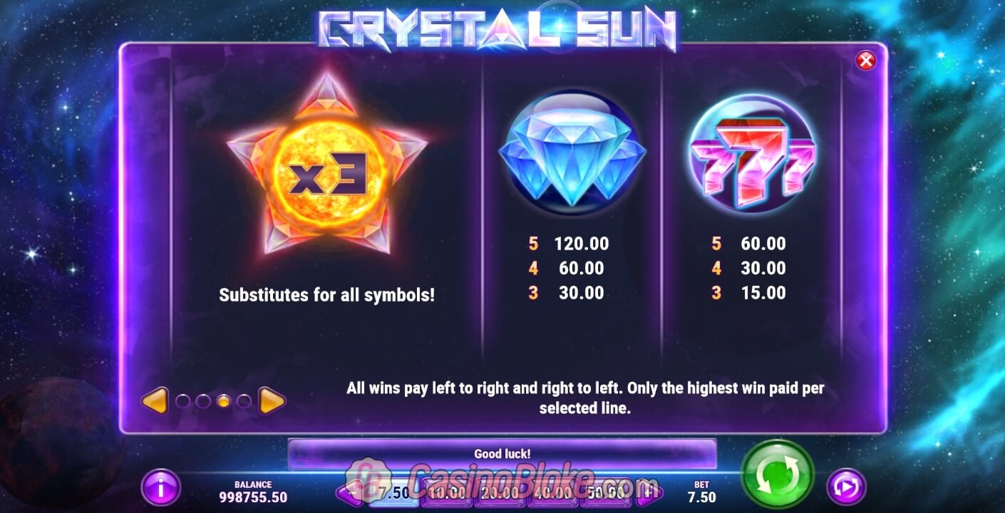Crystal Sun Slot thumbnail - 1