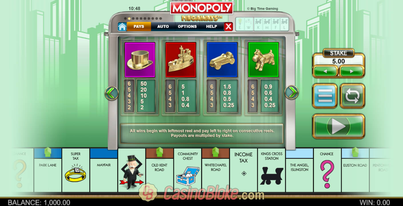 Monopoly Megaways Slot thumbnail - 1
