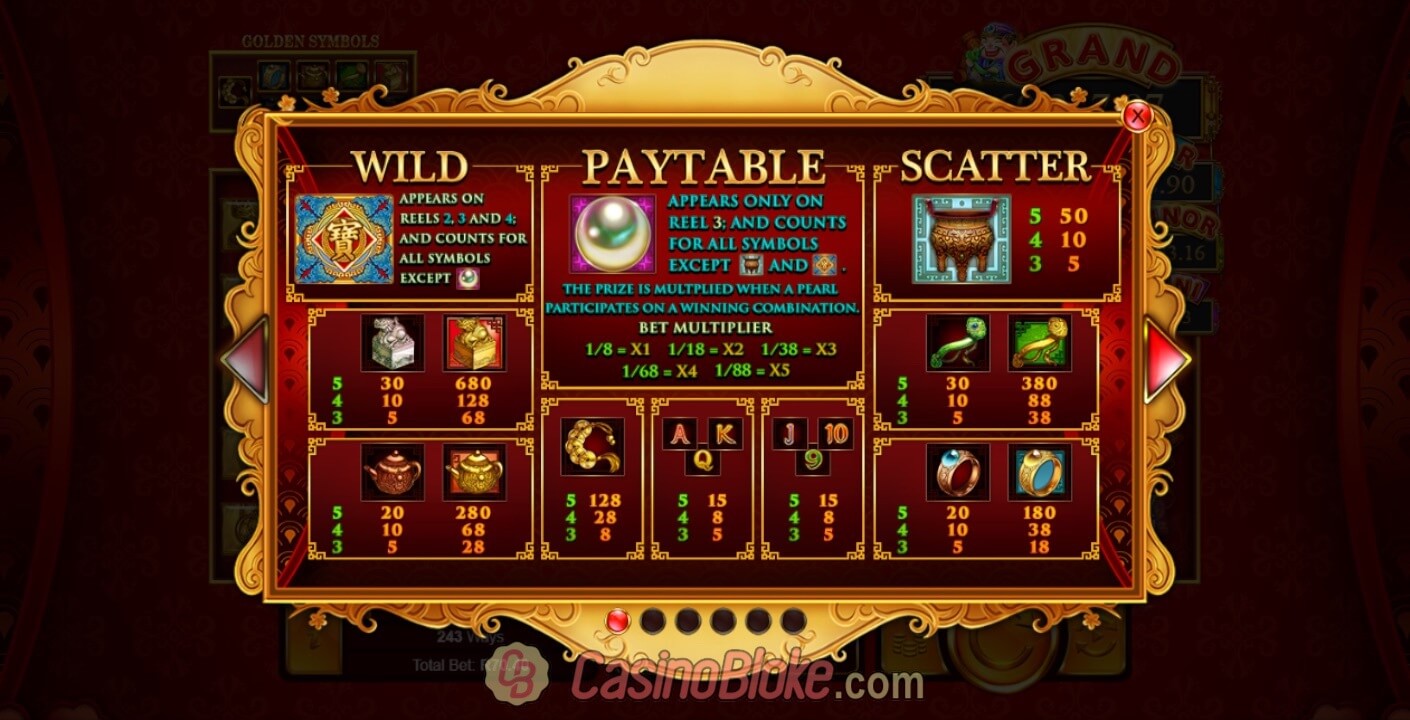 Plentiful Treasure Slot Screenshots