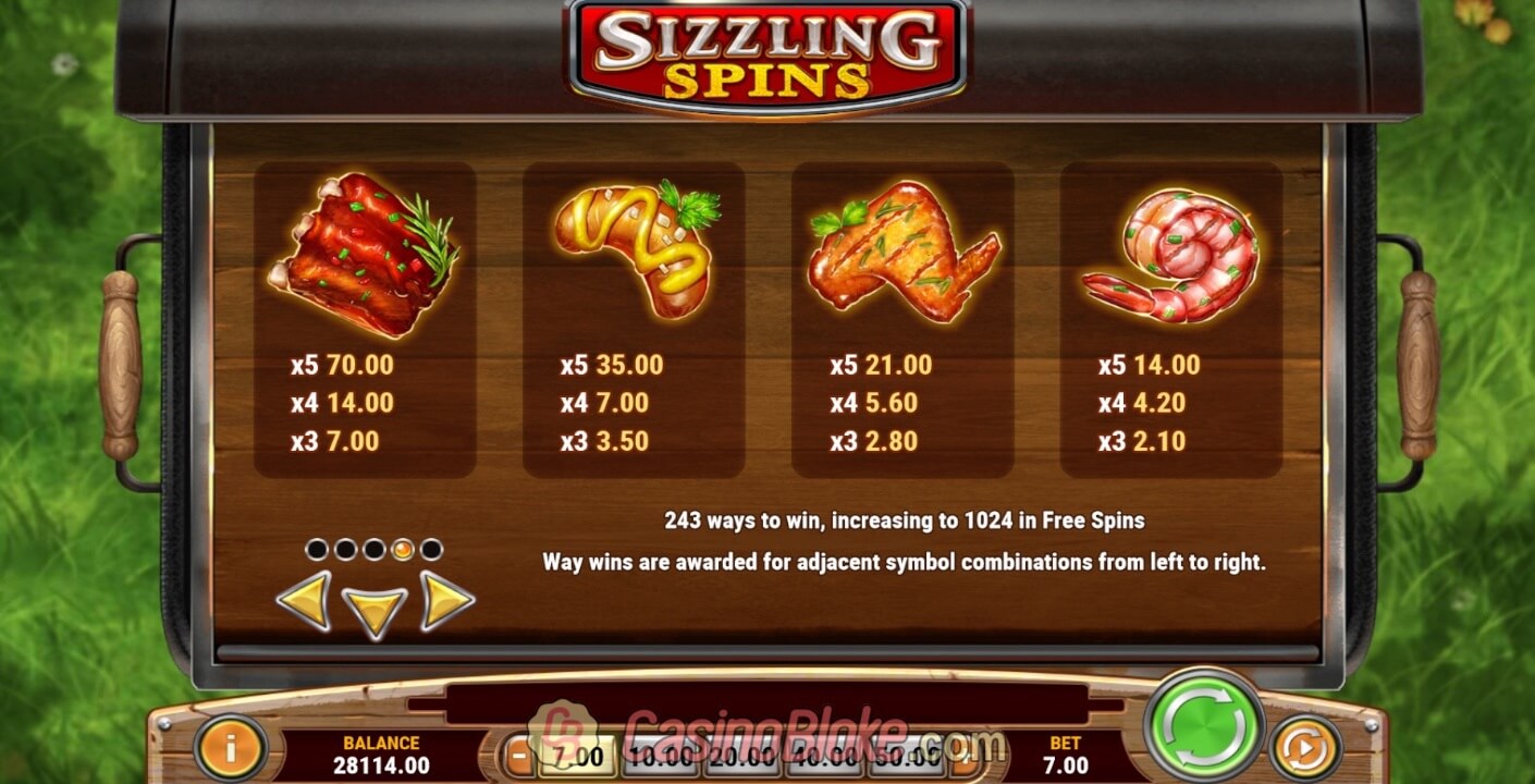 Sizzling Spins Slot thumbnail - 1