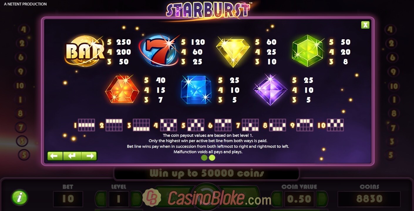 Starburst Slot thumbnail - 2