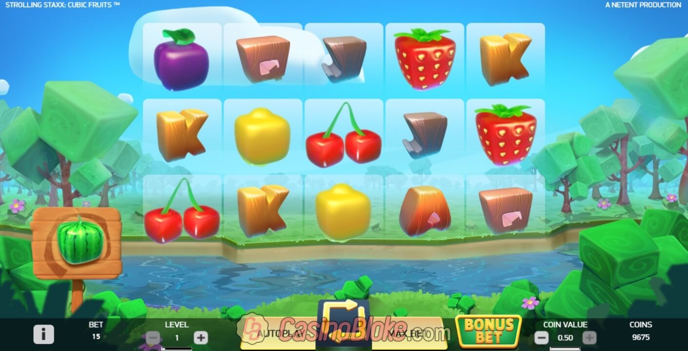 Strolling Staxx: Cubic Fruits Slot thumbnail - 0