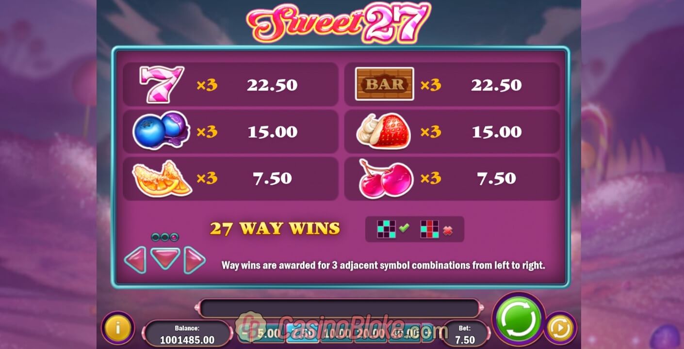 Sweet 27 Slot thumbnail - 1