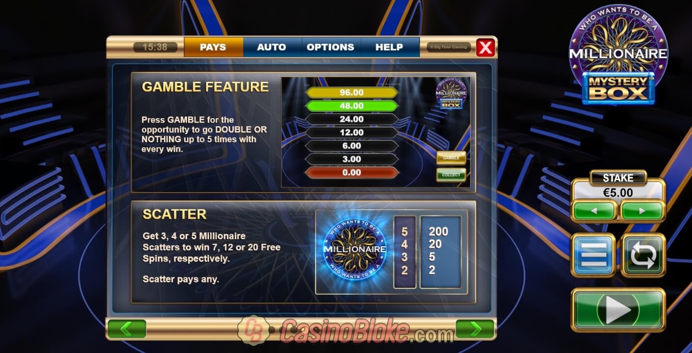 Who Wants to be a Millionaire Mystery Box Slot thumbnail - 3