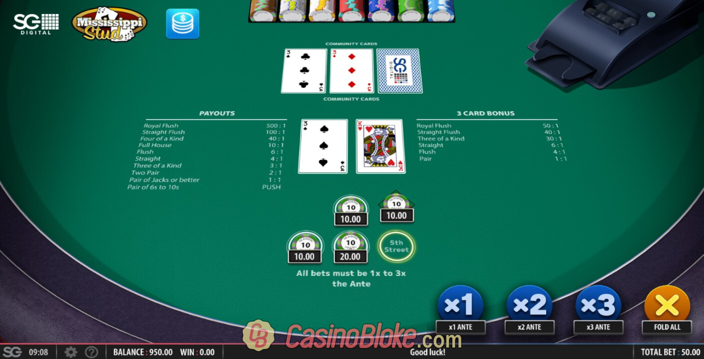 Mississippi Stud Poker thumbnail - 2