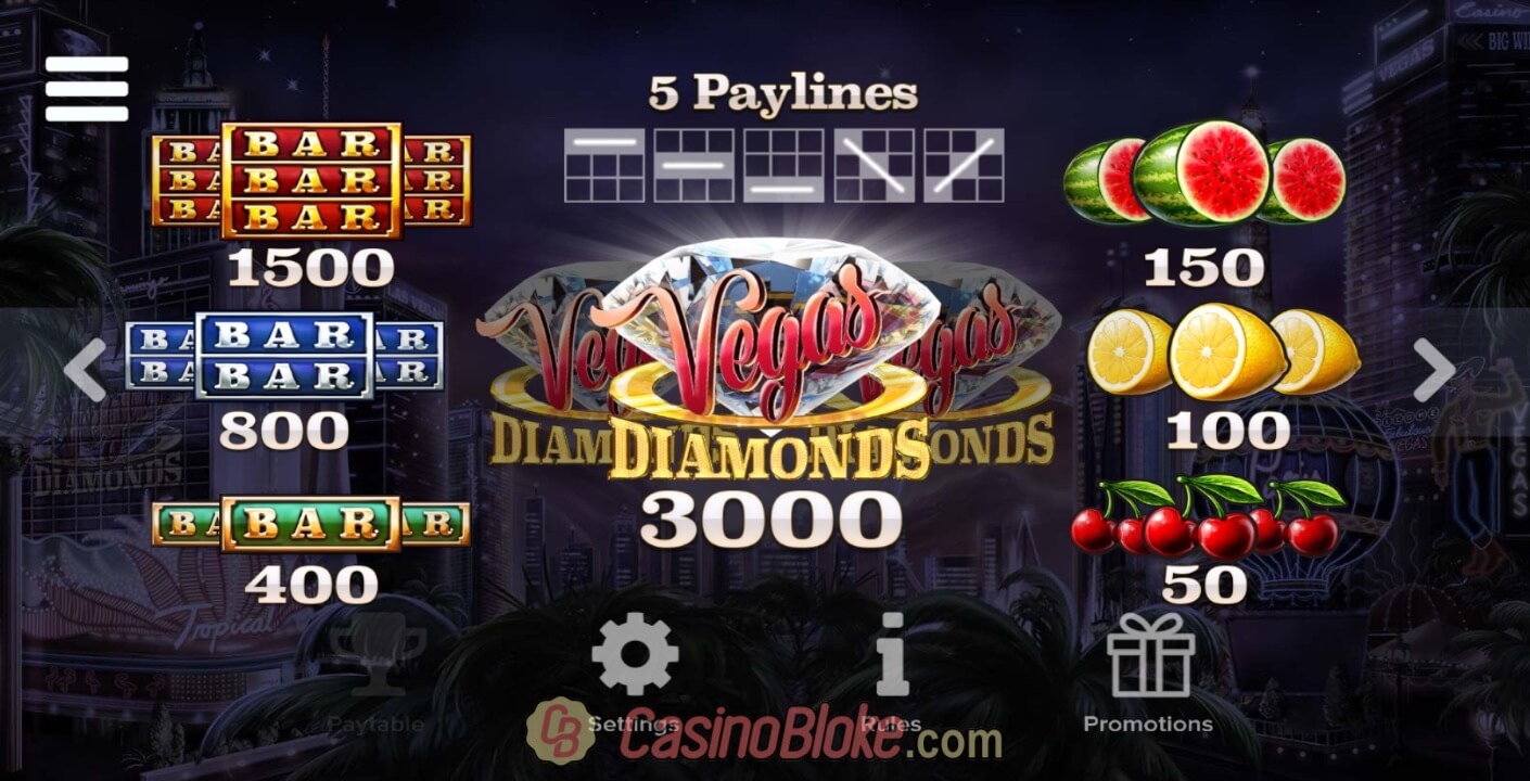 Vegas Diamonds Slot thumbnail - 1