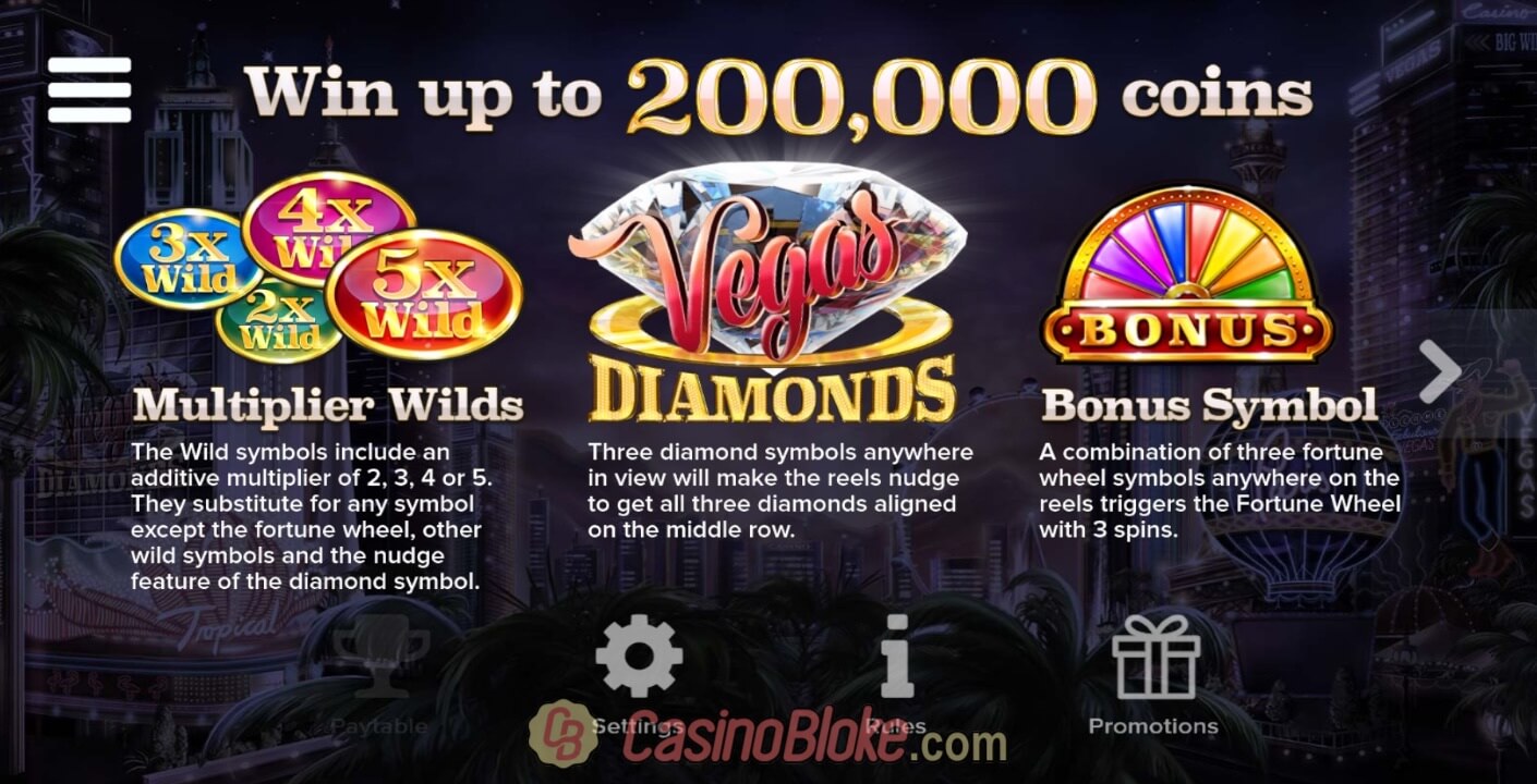 Vegas Diamonds Slot thumbnail - 2