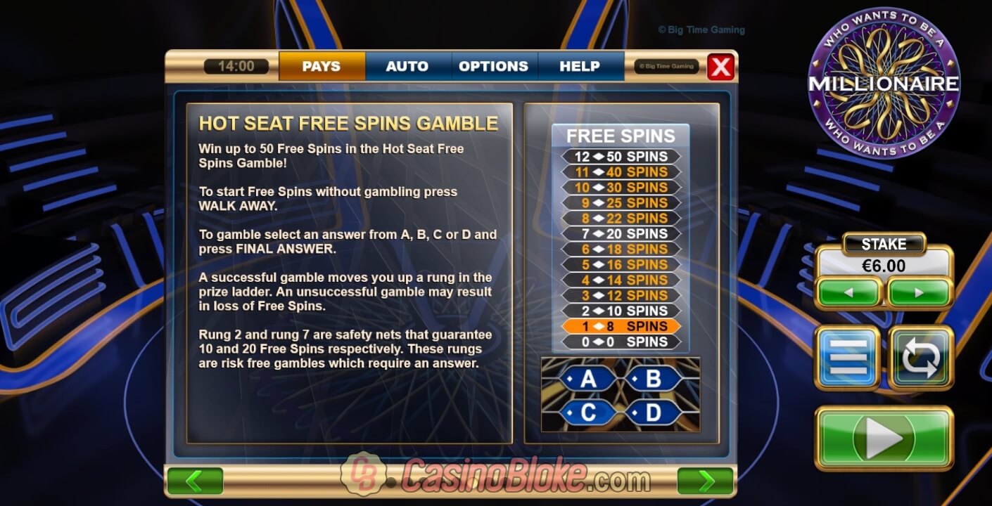 Who Wants to Be a Millionaire Slot thumbnail - 2