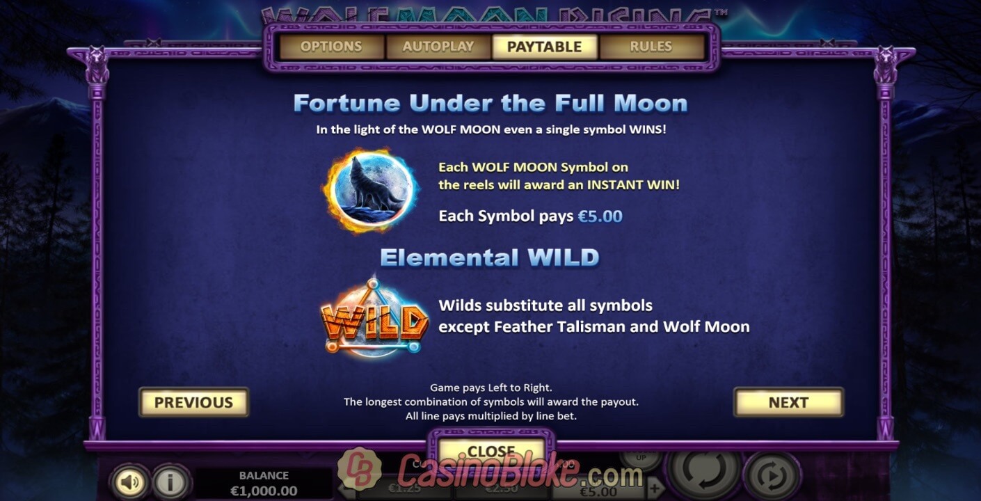 Wolf Moon Rising Slot thumbnail - 3