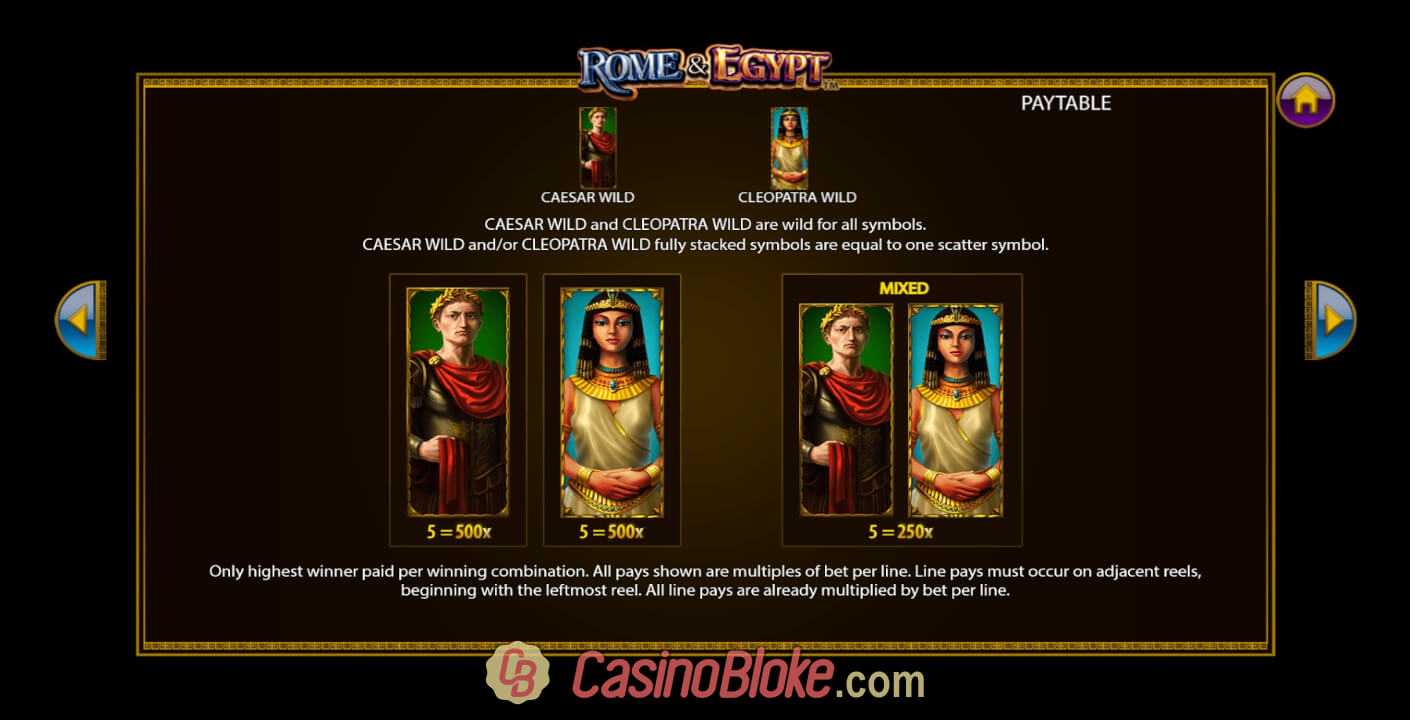 Rome & Egypt Slot thumbnail - 1