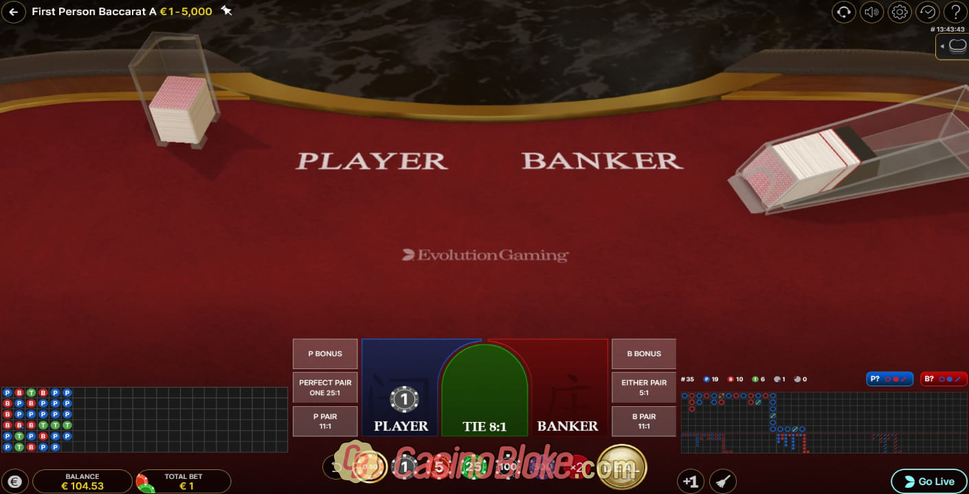 First Person Baccarat thumbnail - 1