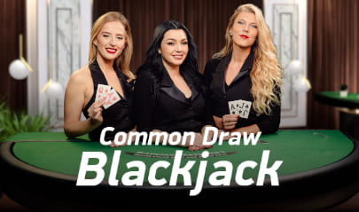 Live Common Draw Blackjack Logo Big