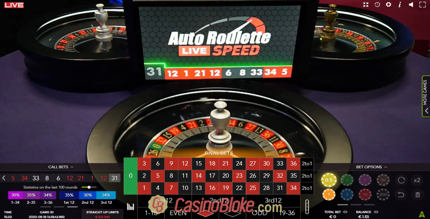 Authentic Gaming Auto Roulette Live Speed thumbnail - 2