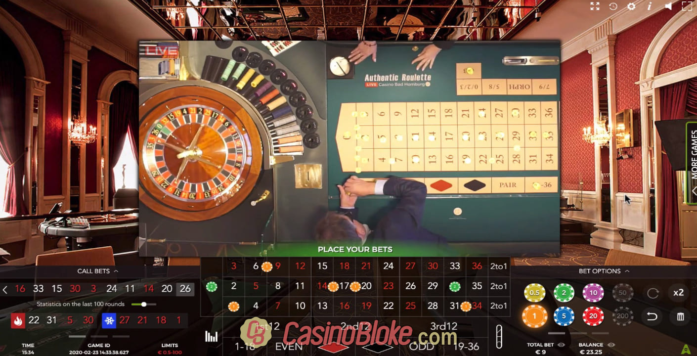 Authentic Gaming Bad Homburg Roulette thumbnail - 1