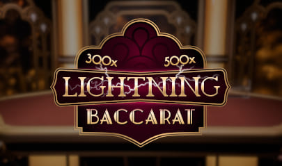 Evolution Live Lightning Baccarat logo big