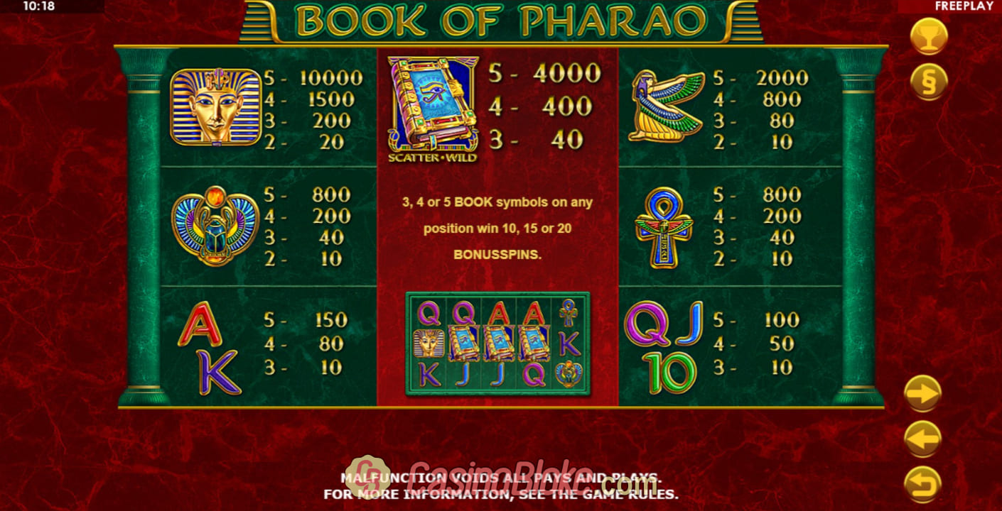 Book of Pharao Slot thumbnail - 1