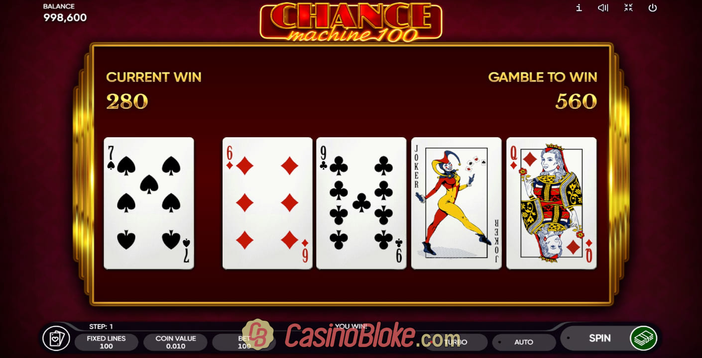 Chance Machine 100 Slot thumbnail - 3