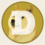 Dogecoin logo square