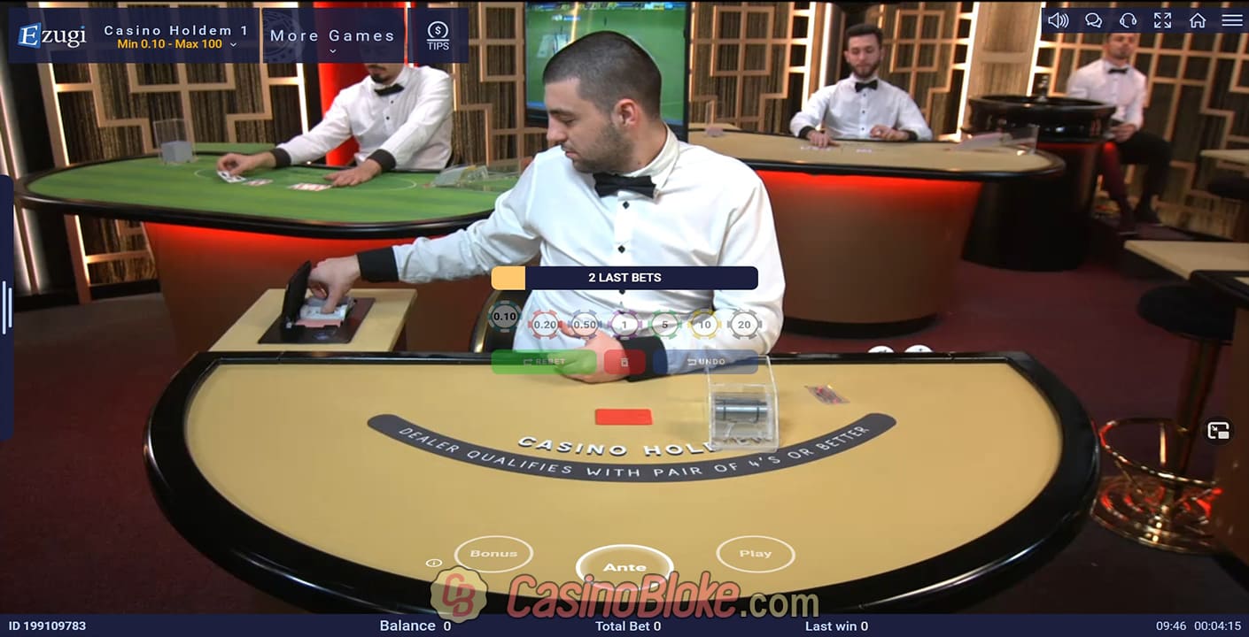 Ezugi Casino Hold’em thumbnail - 0