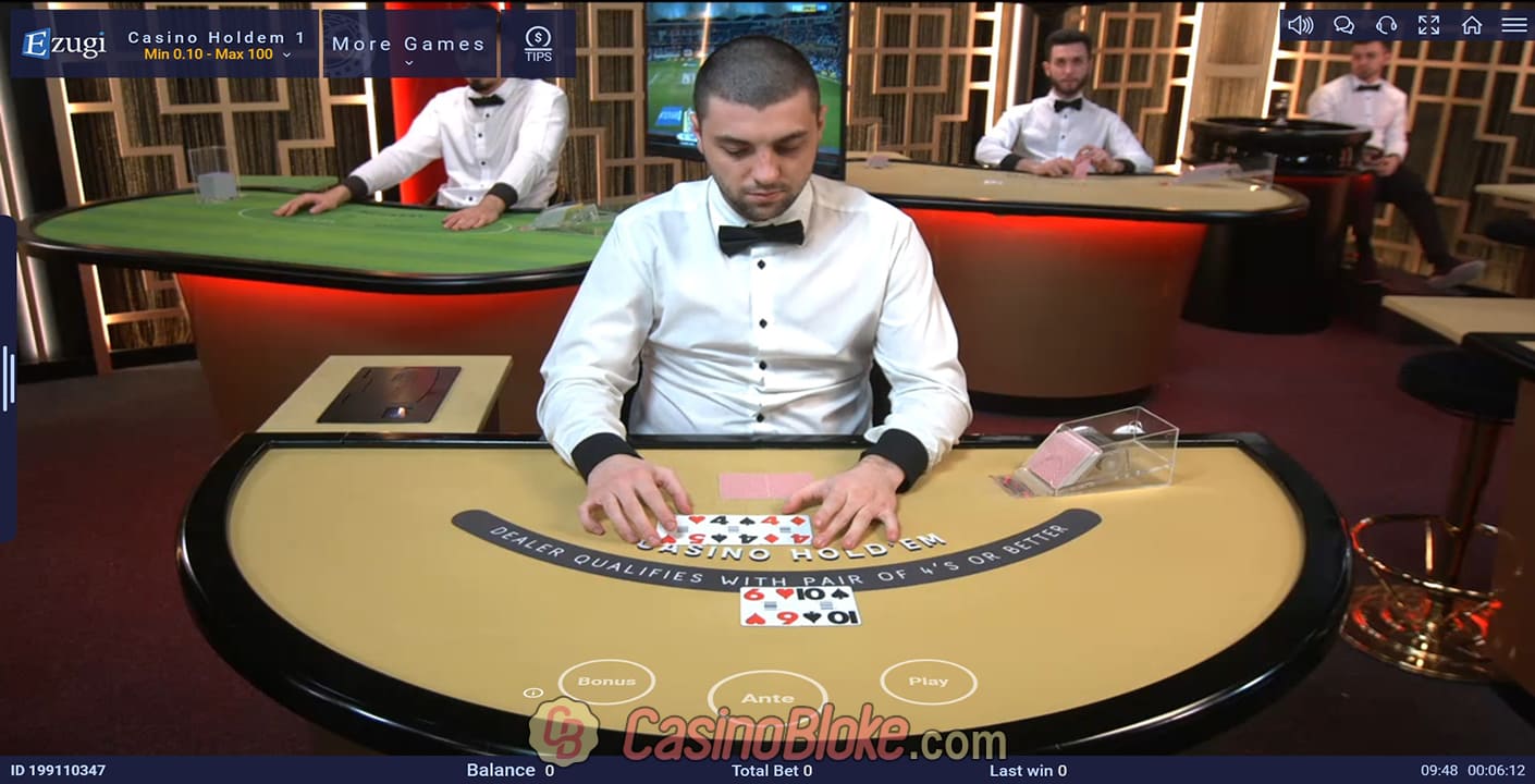 Ezugi Casino Hold’em thumbnail - 1