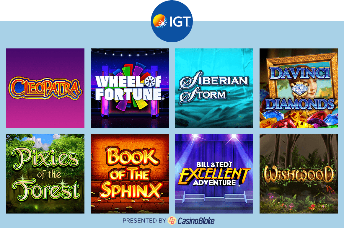 IGT games selection