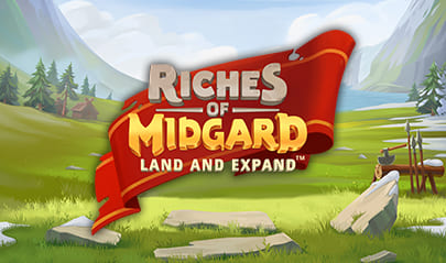 Riches of Midgard Land and Expand logo big