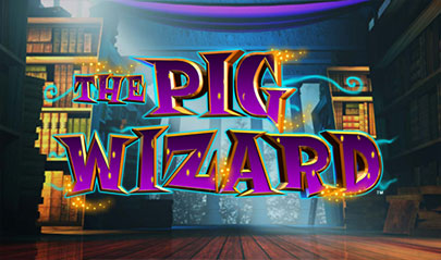 The Pig Wizard Megaways logo big