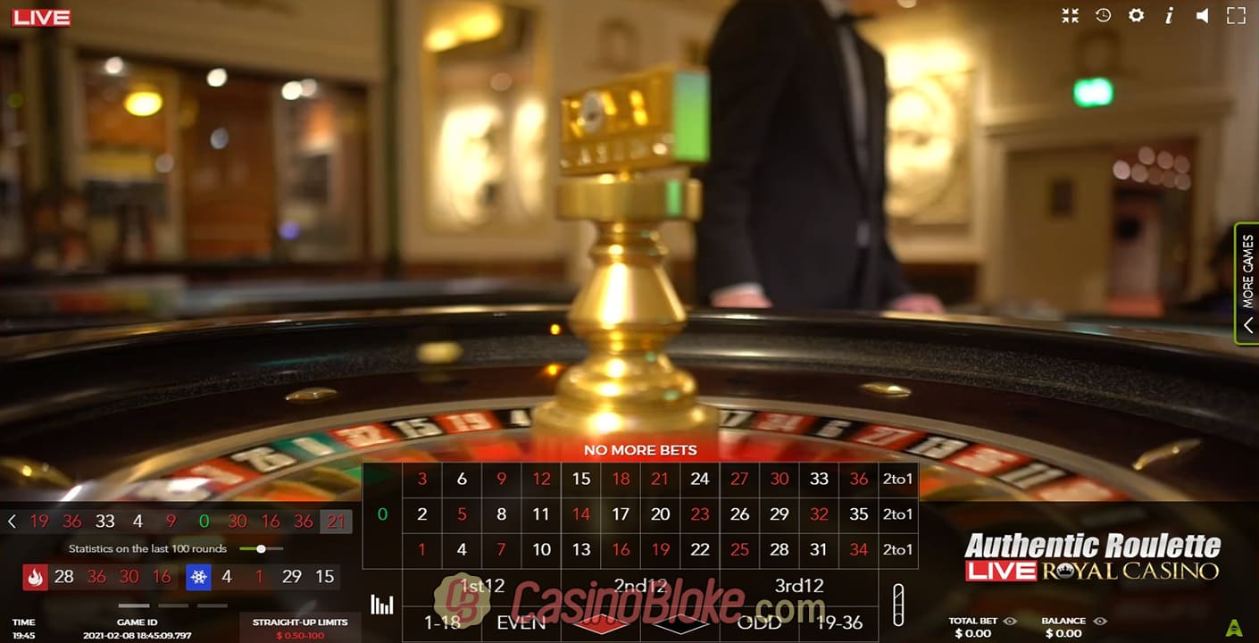 Authentic Gaming Royal Casino Roulette thumbnail - 2
