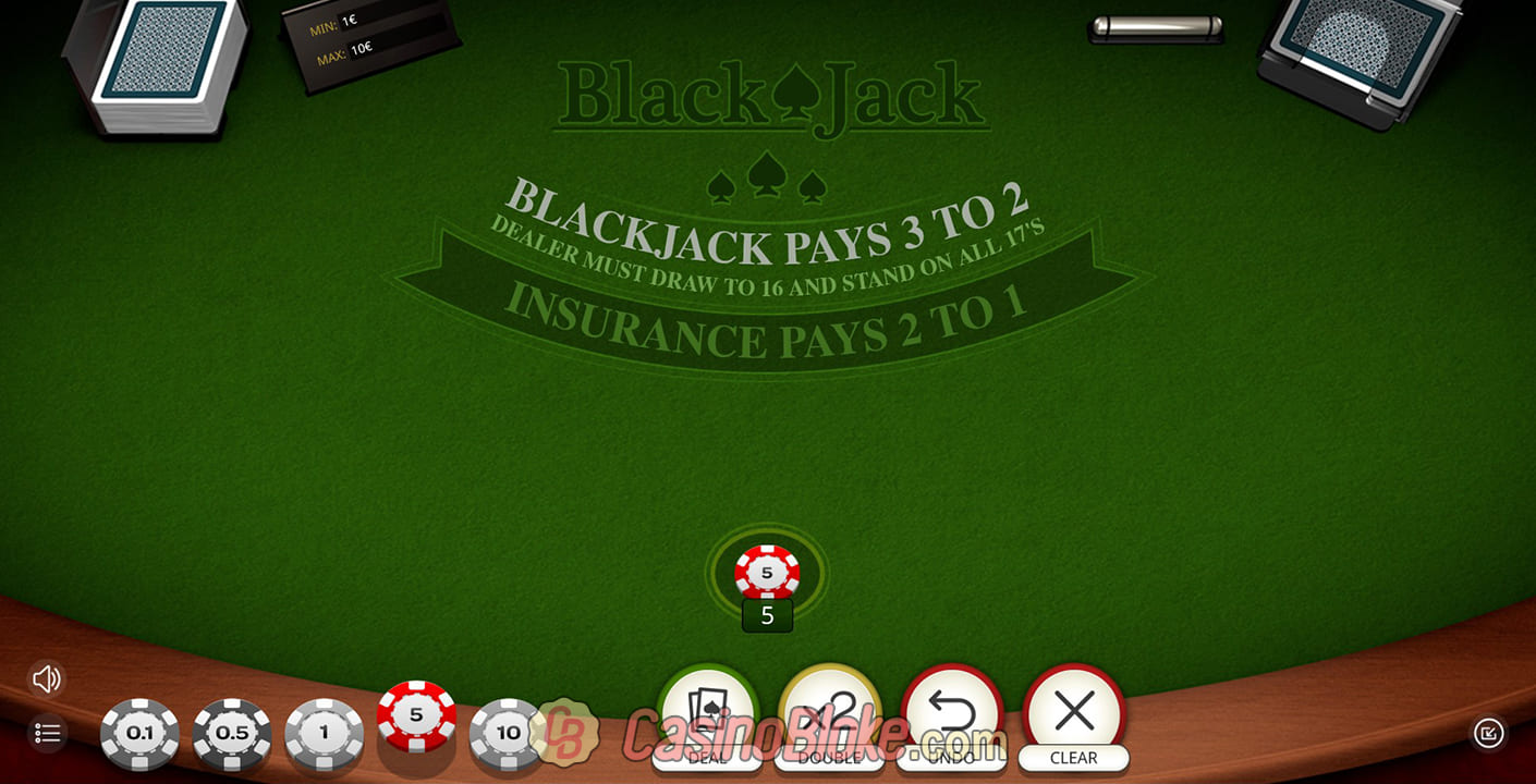 iSoftBet Blackjack thumbnail - 1