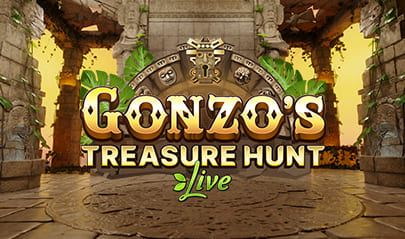 Gonzo's Treasure Hunt Live logo big