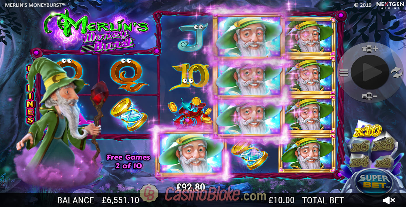 Merlin's Money Burst Slot thumbnail - 2