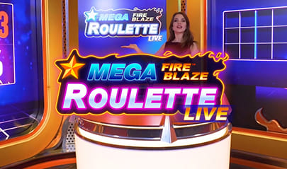 Playtech Mega Fire Blaze Roulette Live logo big