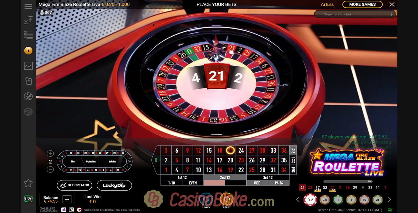 casino online americano