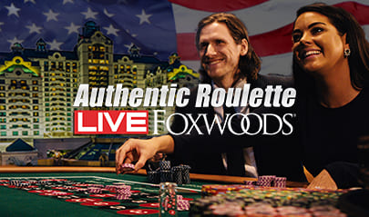 Authentic Gaming Foxwoods Casino Roulette logo big