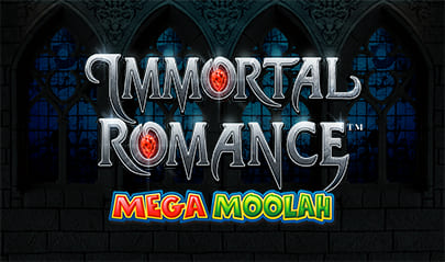 Immortal Romance Mega Moolah logo big