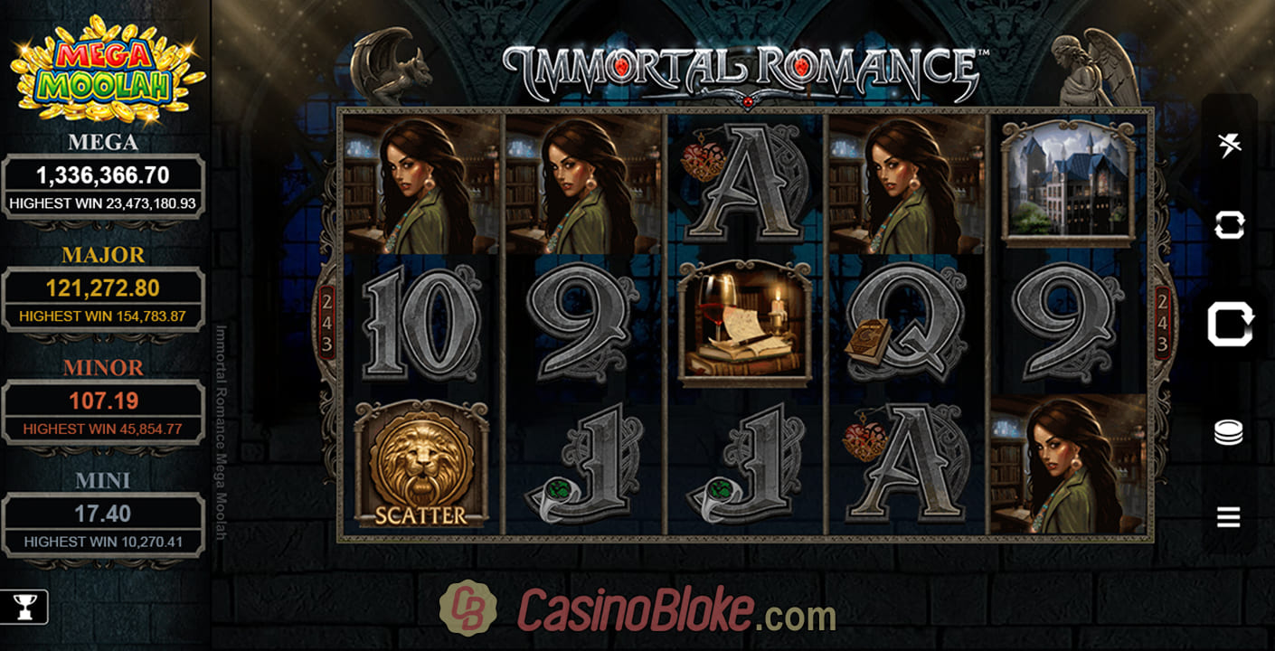 Immortal Romance Mega Moolah Slot thumbnail - 0
