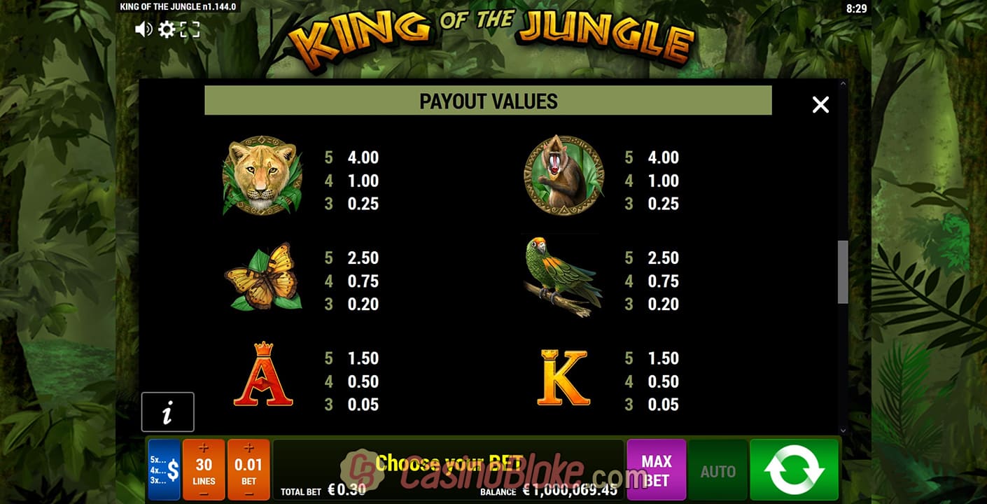 King of the Jungle Slot thumbnail - 1