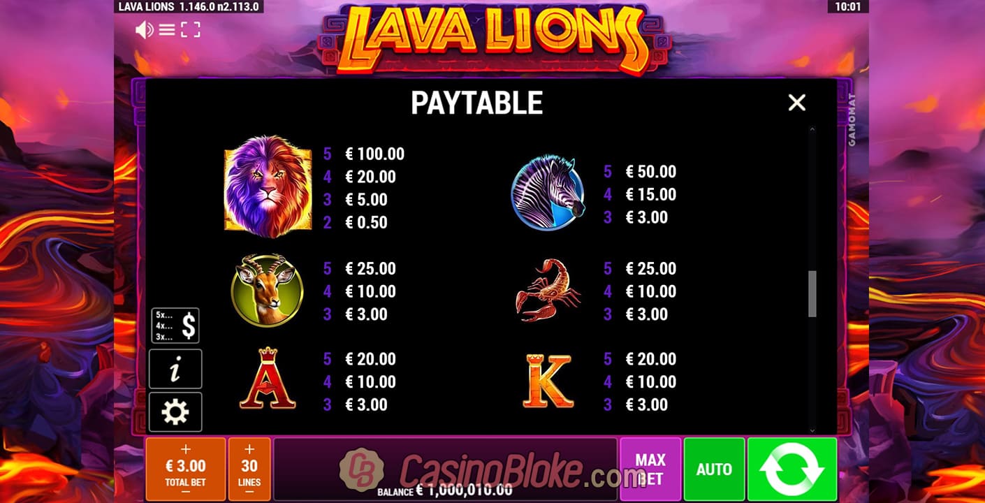 Lava Lions Slot thumbnail - 1