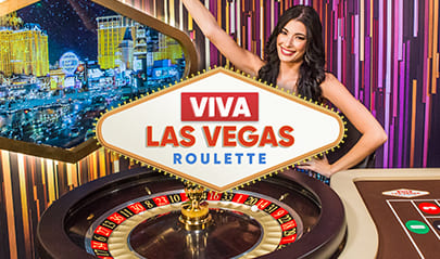 Authentic Gaming Viva Las Vegas Roulette logo big