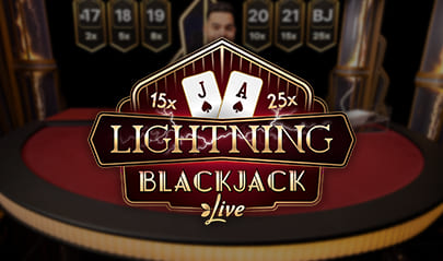 Evolution Lightning Blackjack Live logo big