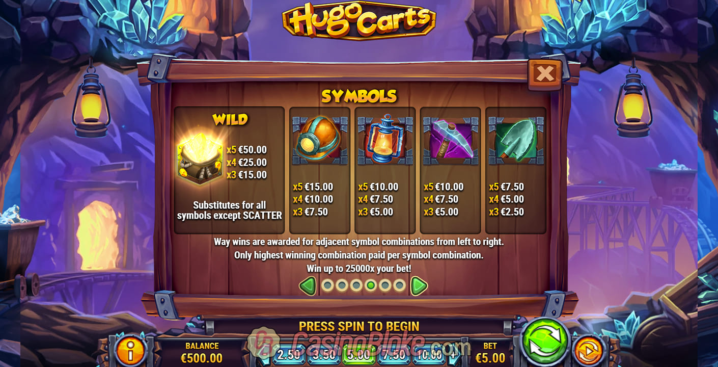 Hugo Carts Slot thumbnail - 1