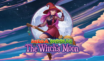 Mega Moolah The Witch's Moon logo big